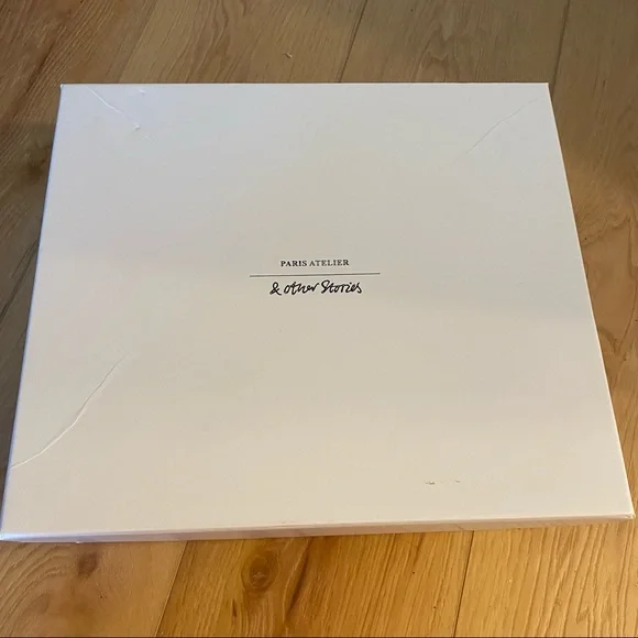 & Other Stories Suede Ankle Boots Black EUR38 US7.5 - Picture 8 of 8